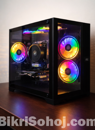 Ryzen 5 5600 Gaming PC + RX580 + 100Hz Monitor